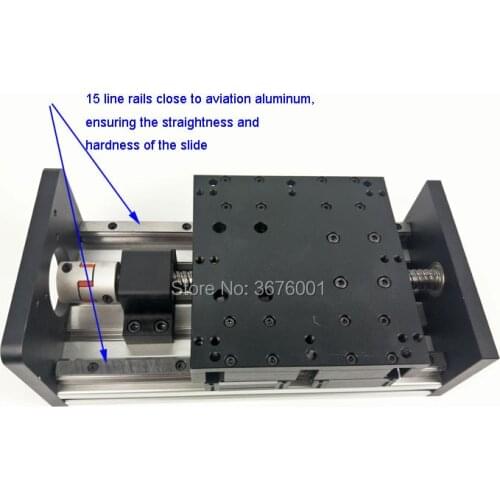 GX150 1605 Ballscrew 600mm Effective Travel Rail Linear Guide Moving Table Slide Module Motion Without Motor CNC Machine