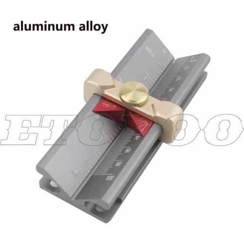 Multi-functional Woodworking Tools Height Gauge Limit Ring Installation Aid Drill Angle Measurer High Precision Carpenter Ruler