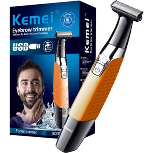 One Blade Mens Electric Shaver Body Face Electric Razor for Male Stubble Trimmer Beard Shaving Edge Head