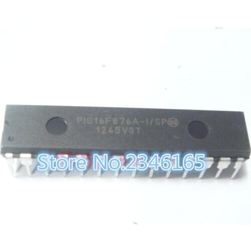1PCS PIC16F876A-I/SP DIP28 PIC16F876A DIP 16F876A DIP-28 nhanced Flash Microcontrollers new and original IC