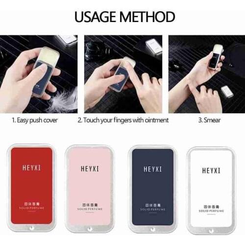 Portable Balm For Women Girls Long-lasting Fresh Fragrance Body Deodorant Perfume 10ml