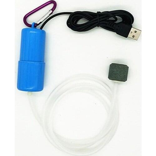 Portable Mini USB Aquarium Fish Tank Oxygen Air Pump Mute Energy Save Compressor New
