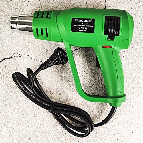 YaoGong YG128 2000W Hand Held Hot Air Gun Handheld High Power Constant Temperature For Welding Remove The Paint