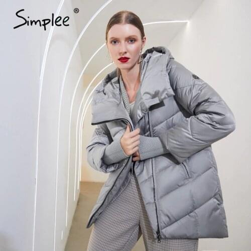 SIMPLEE Women's Short Down Jackets