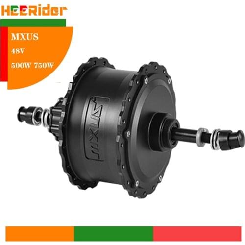 Snow E-Bike 48V 500W 700W XF15 Fatbike Motor High Speed Brushless Gear Hub Motor E-bike Rear Motor MXUS Brand freehub