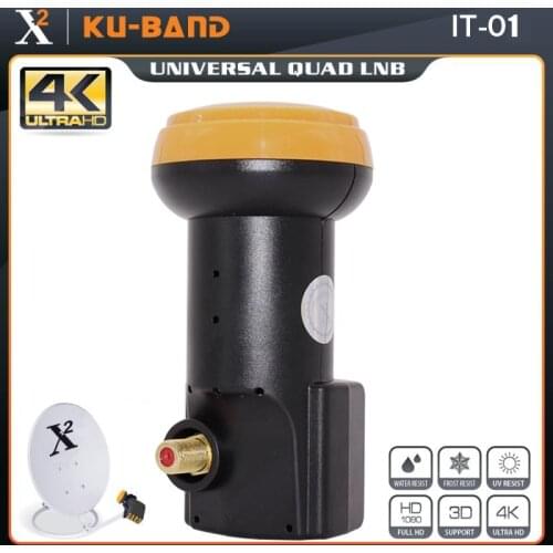 STAR COM Universal LNB For Satellite TV Receiver HD Digital Waterproof 01dB Noise KU BAND LNB LNBF