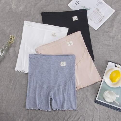 New Summer Thin Modal Maternity Boxer Adjustable Belly Panties for Pregnant Women Pregnancy Home Sleep Underpants Short Legging