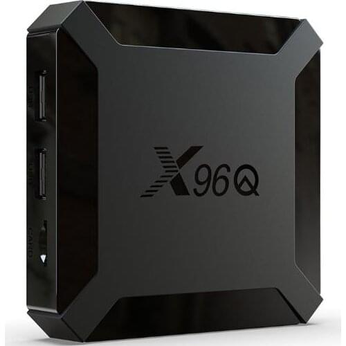 5pcs X96Q Android 10.0 TV Box ship from Europe 1GB 8GB/2G 16G 2.4g wifi 100m lan Quad Core H313 HD WIFI