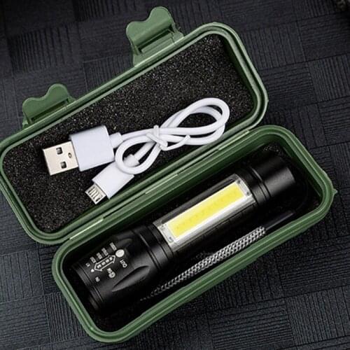 XP-G Q5 Built in 14500 Usb Rechargeable Battery Penlight Waterproof Led Flashlight Torch Lamp 2000 Lumens Lantern for Camping