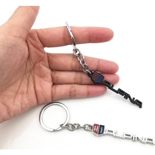 ANTINIYA 1 pcs fashion metal Car Keychain Holder Decoration For BMW Alpina F10 F20 E38 E46 E60 E90 E91 E92 X1 X3