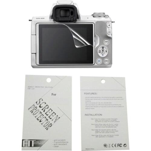 2pieces New Soft Camera screen protection film For Canon M2 M3 M5 M6 M10 M50 M100 N2 SX410 IS SX500 IS