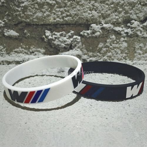 300pcs MW silicone wristband rubber bracelets free shipping by DHL express