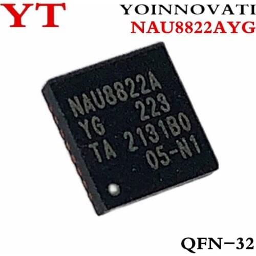 5pcs/lot NAU8822AYG NAU8822LYG NAU8822 IC AUDIO CODEC STEREO 32QFN NAU8822A NAU8822L8822