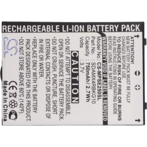 Cameron Sino 750mAh battery for SANDISK Sansa E200 E250 E250R E260 E260R E270 E270R E280 E280R 54-57-00046 SDAMX4-RBK-G10