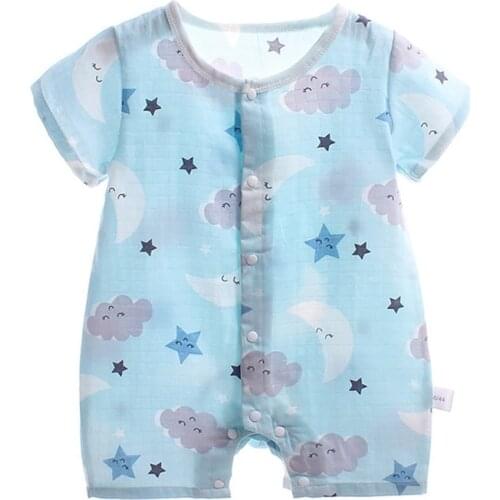 Bobora Baby Girl Romper One Piece Outfit Clothes Infant Toddler Cotton Yarn Robe Jumpsuit Pajamas 0-18 Months