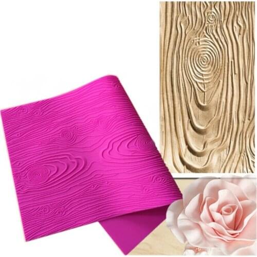 Large 3D Tree Bark Cake Lace Mat Silicone Lace Baking Border Rind Fondant Mold To Decorate Cakes Lace DIY Baking Tools