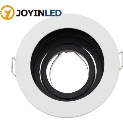 Zinc Alloy Round Retrofit Led Downlight Housing Parts GU10 Spot Light Fixtures