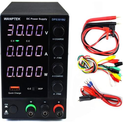 DPS3010U 30V 10A/DPS305U 30v 5A/DPS605U 60V 5A/300W Switching DC Power Supply 4 Digits Adjustable Mini Power Supply AC 110V/220V