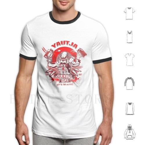 Yautjas Jungle Ipa T Shirt Cotton Men DIY Print Beer Science Fiction Choppa Arnold Movies 80s Beer Label