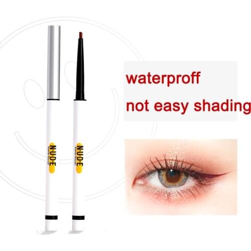 Gel Eyeliner White Genuine Makeup Shadow Cosmetics Glitter Eyes Free Shipping Items For Women Waterproof Professional Full