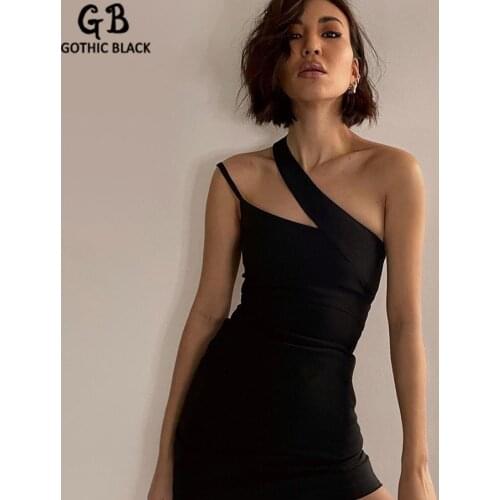 Открытые летние платья Gothic Black China At AliExpress