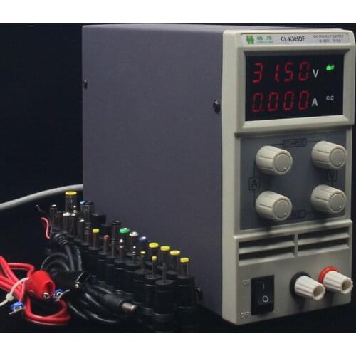 CLK305DF Switch laboratory DC power supply 30V,0.1V 0.01A 5Digital Display adjustable Mini DC Power Supply Voltage Regulators