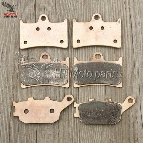 Motorcycle metal sintering brake pads For Yamaha YZF R6 R1 FZ6 Fazer MT07 MT-07 07A Tracer XSR 700 900 FZ8 MT09 MT-09 MT10 MT-10