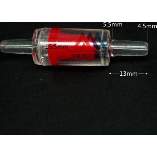 4.5mm One Way Valve Material GPPS Non-Return Valve Check valve flat fluororubber valve Food Grade or to potable water