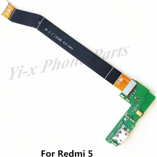 USB Charging Charger Board Flex Cable & Motherboard MainBoard main Board Connections Flex Cable For Xiaomi Redmi 5 hongmi 5