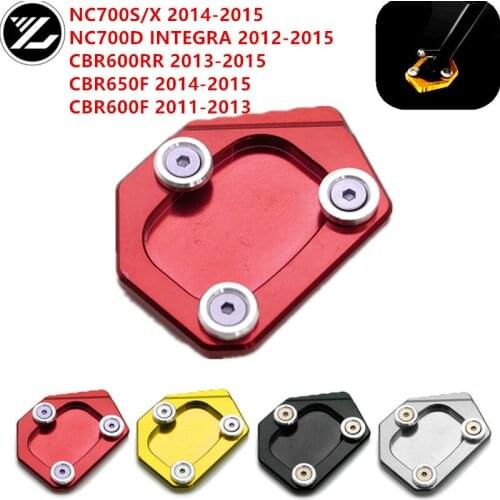 Motorcycle Side Stand Kickstand Enlarge Extension Pad for HONDA CBR600RR 2013-2015 CBR650F 2014-2015 CBR600F 2011-2013