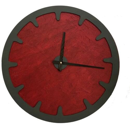 North Designed Rosso Mildew Green Bar Decorative Wall Clock 48 Cm