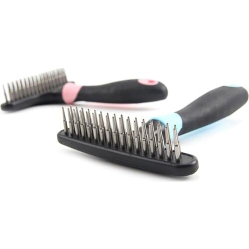 Dog Cat Hair Removal Comb Detangler Fur Trimming Dematting Deshedding Brush Grooming Tool For Long Hair Curly Pet Supplies