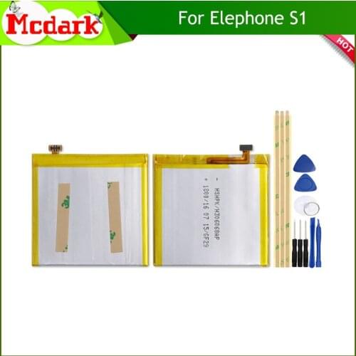 Mcdark For Elephone S1 Battery Replacement High Quality Large Capacity 1800mAh Back Up Bateria For Elephone S1 Smart Phone