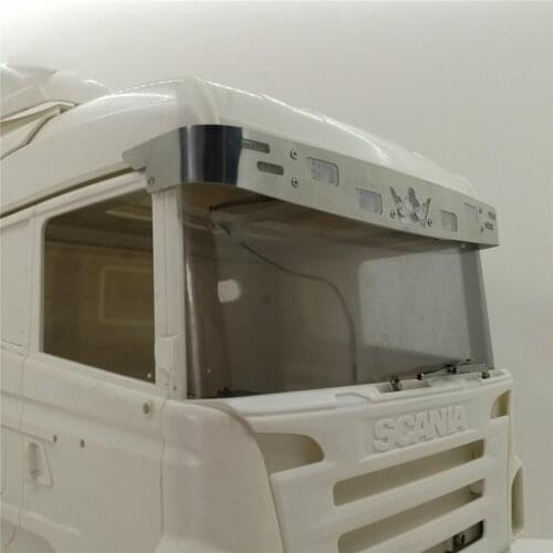 ​Sunshade Lamp High Quality Sun Visor LED Lights for Tamiya 1/14 Scania 620 56323 730 RC Truck Part