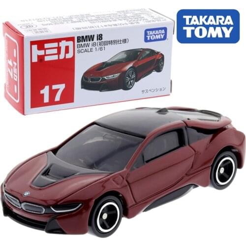 Takara Tomy Tomica 17 BMW i8 First Special Specification Car Hot Pop Kids Toys Motor Vehicle Diecast Metal Model
