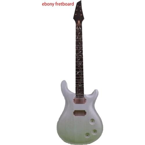 Solid Body DIY electric guitar Body Replace mahogany Maple Veneer Unfinished #849