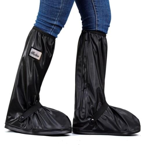 Waterproof Shoes Covers Outdoor Portable Reusable Rainpoof Boots Shoe Cover Non-Slip Shoes Cover Rainproof Thick Cover