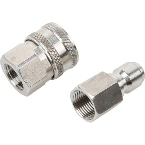 High pressure water gun 3/8 stainless steel quick joint ultra high pressure cleaning machine high pressure pipe quick joint