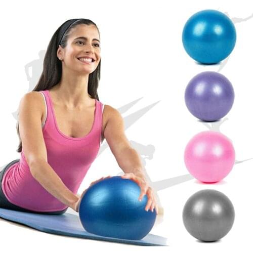 Anti-Pressure Explosion-Proof 25 Cm Diameter Yoga Exercise Gymnastics Pilates Yoga Balance Ball Gym Home Training Yoga Ball