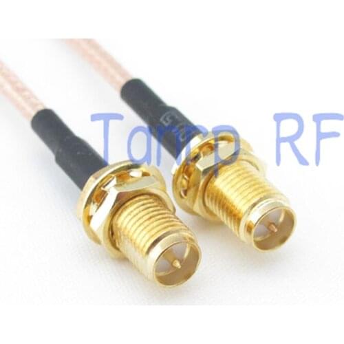 1PCS RG316 extension cable 3feet RP-SMA female to RP-SMA jack RF adapter connector 1m Pigtail coaxial jumper cable