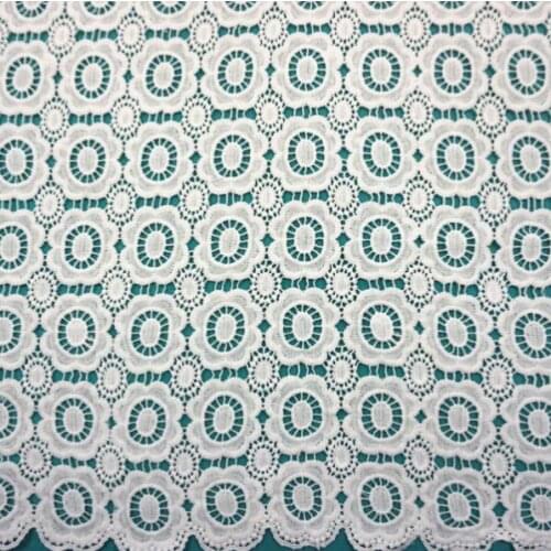 2Yards New Hollow Out Guipure Cord Laces White Embroidered Bridal Dress Water Soluble Cord Lace Fabrics Wedding Sewing Material