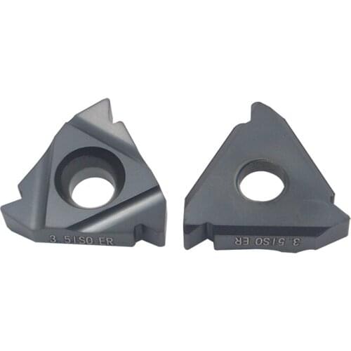 22 ER 4.5 ISO LDA 20pcs Pvd Coating General Type partial profile 60 degree vertical Cutting Steel threaded turning Insert