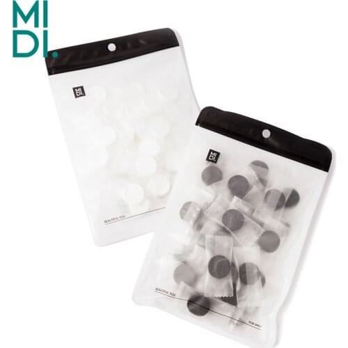 40pcs Bamboo Charcoal Compressed Mask Sheet Paper DIY Portable Non-toxic Moisturizing Whitening Beauty Skin Care Masks Papers