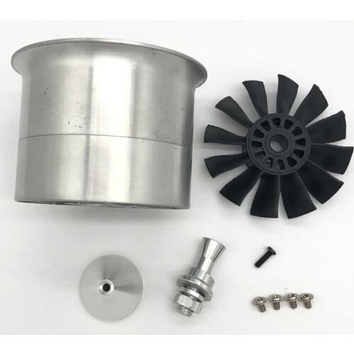 70mm 12blades metal EDF for Skyflight LX model RC Twin 70mm duct fan plane model jet MIG29 MIG-29 SU47/A-10/F18/YF23/T50/A