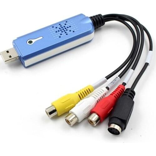 USB 2.0 Video Audio Capture Card Adapter Converter Composite RCA NTSC PAL Home Housing Safely Security for PC Laptop