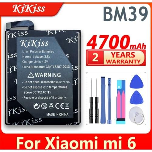 BM39 4700mAh Battery For Xiaomi Mi6 mi6 Xiao Mi 6 Replacement Battery High Capacity Rechargeable Phone Batterie Akku + Free Tool