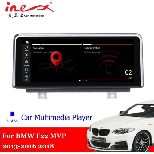 Inex Car GPS Navigation Player For BMW 2 Series F22 MVP 2013-2016 2018 Accessories Auto Android Multimedia System Video Screen