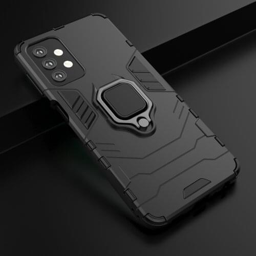 Case for Galaxy A32 4G SM-A325F/DSN Shockproof Metal Finger Ring Armor Cover for Samsung Galaxy A32 5G SM-A326B Couqe Fundas