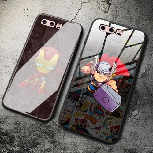 Tempered Glass Case For Samsung A10e A20e A2 Core A70e A6 Plus A7 A8 Plus A9 Star Pro A8s A9s Shockproof Cover Super Hero Case