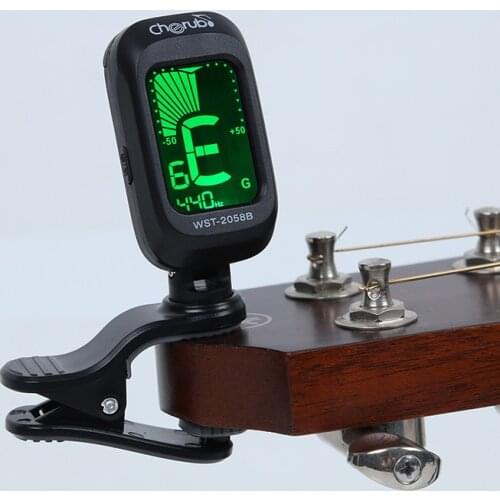 Folk Acoustic Guitar Tuner Violin Ukulele Bass Electronic Tuning Tuner Stringed Musical Instrument Accessories Guitar Bass Tuner